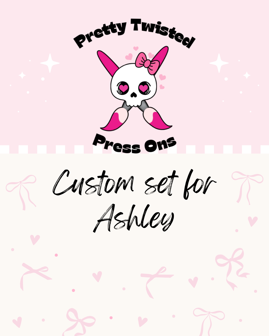 Custom order for Ashley