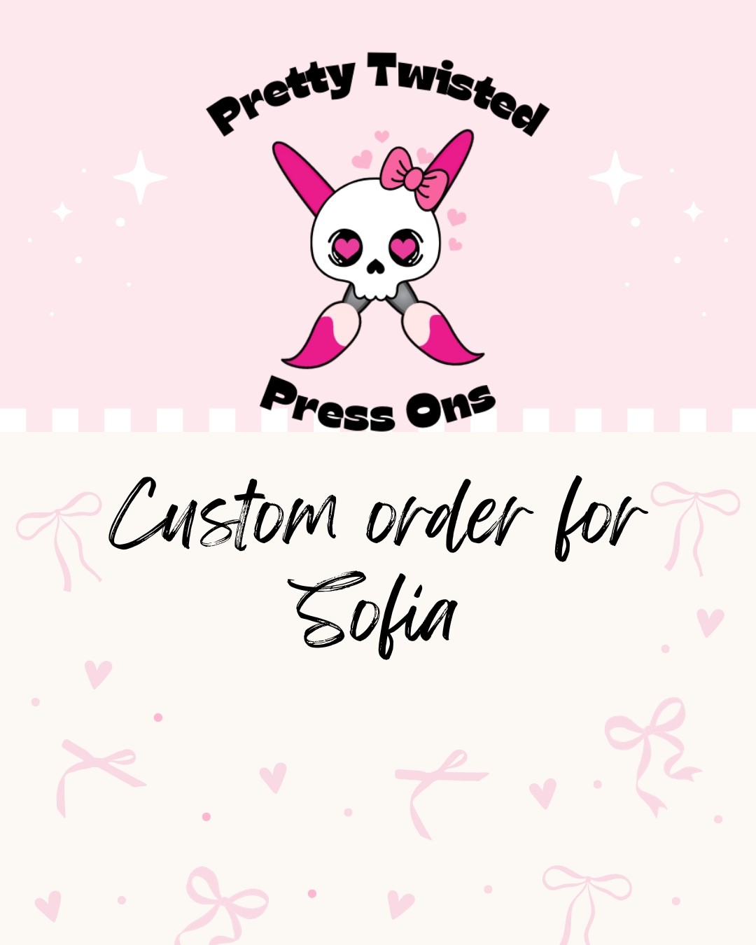 Custom order for Sofia